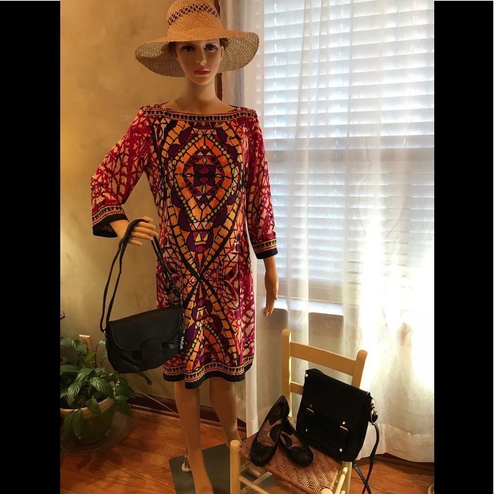 Multi color dress. Sz 10. NWT